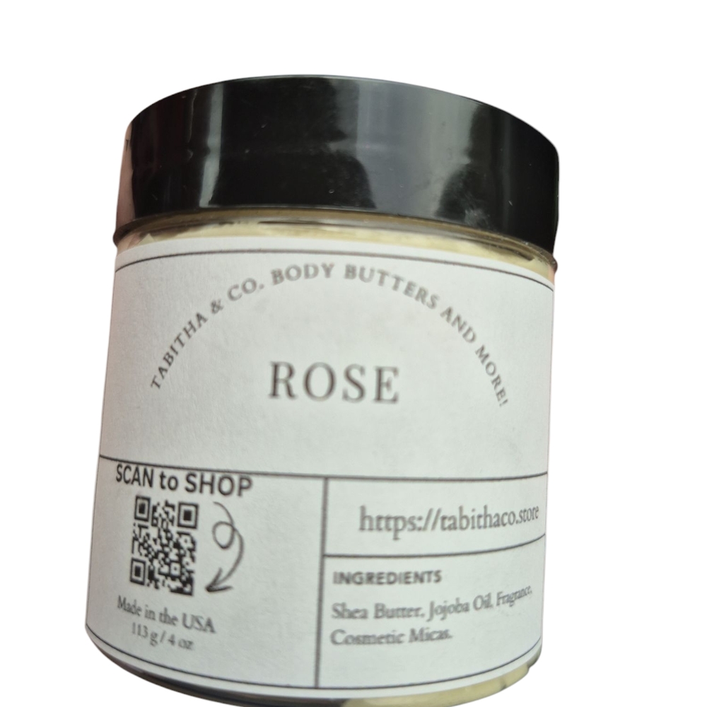 Tabitha Rose Body Butter - Black and White